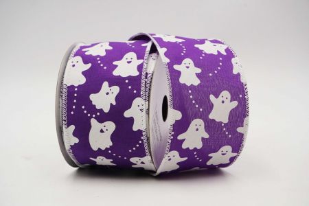 BOO Ghost Wired Ribbon_KF7072GC-34-1_paars